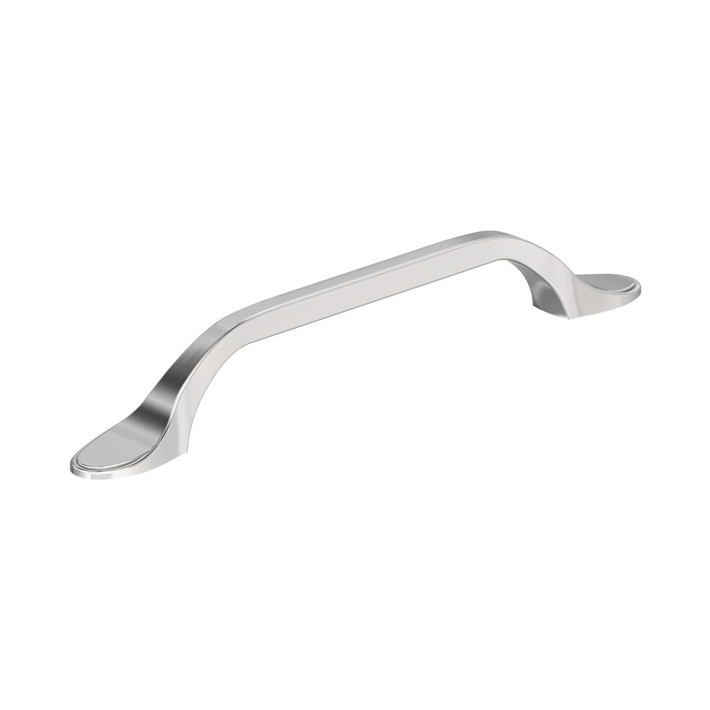 Amerock BP2193726 Ravino 5-1/16 inch (128mm) Center-to-Center Polished Chrome Cabinet Pull