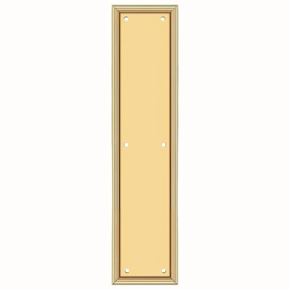 Deltana PP2280CR003 lifetime polished brass push plate