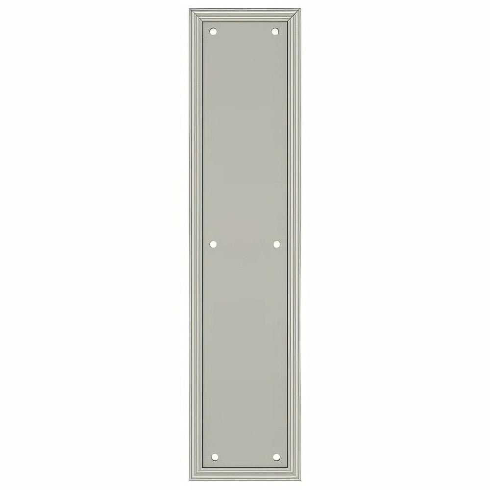 Deltana PP2280U15 satin nickel push plate