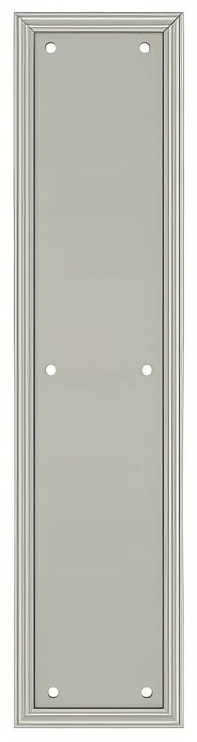 Deltana PP2280U15A push plate in satin stainless, additional view