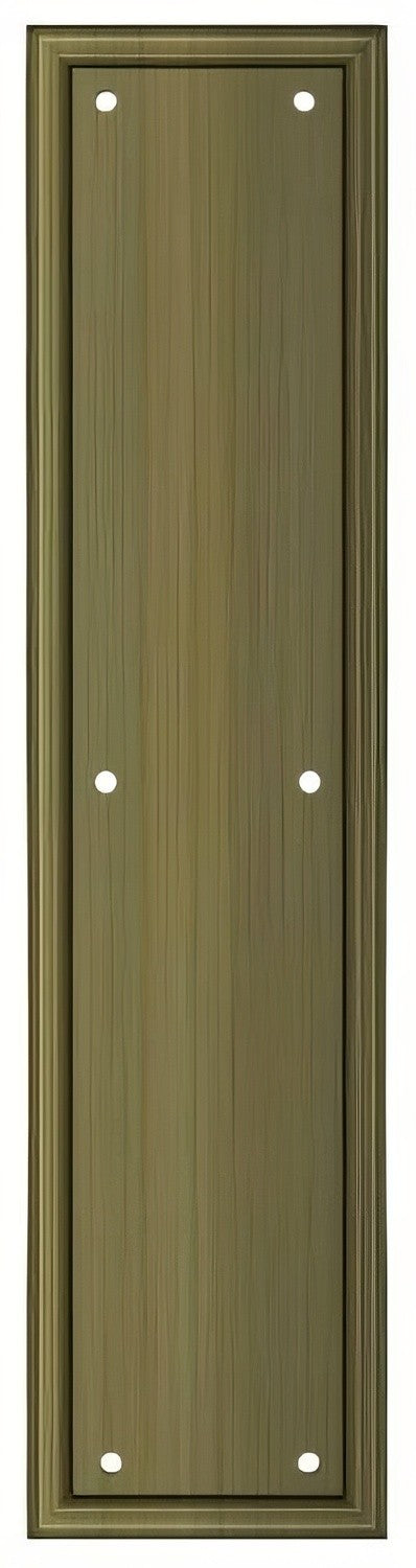 Deltana PP2280U5 push plate in satin stainless, additional view