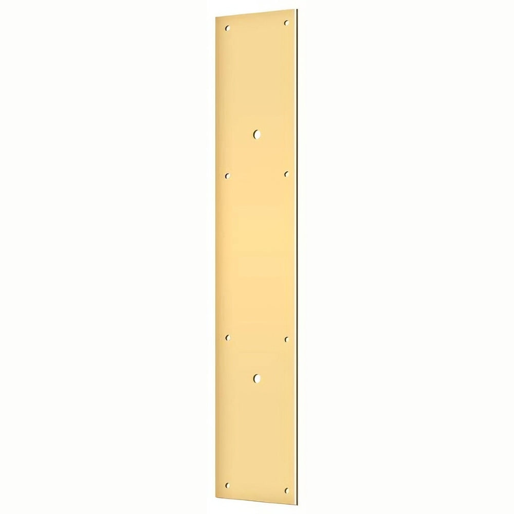 Deltana PPH3520CR003 lifetime polished brass push plate