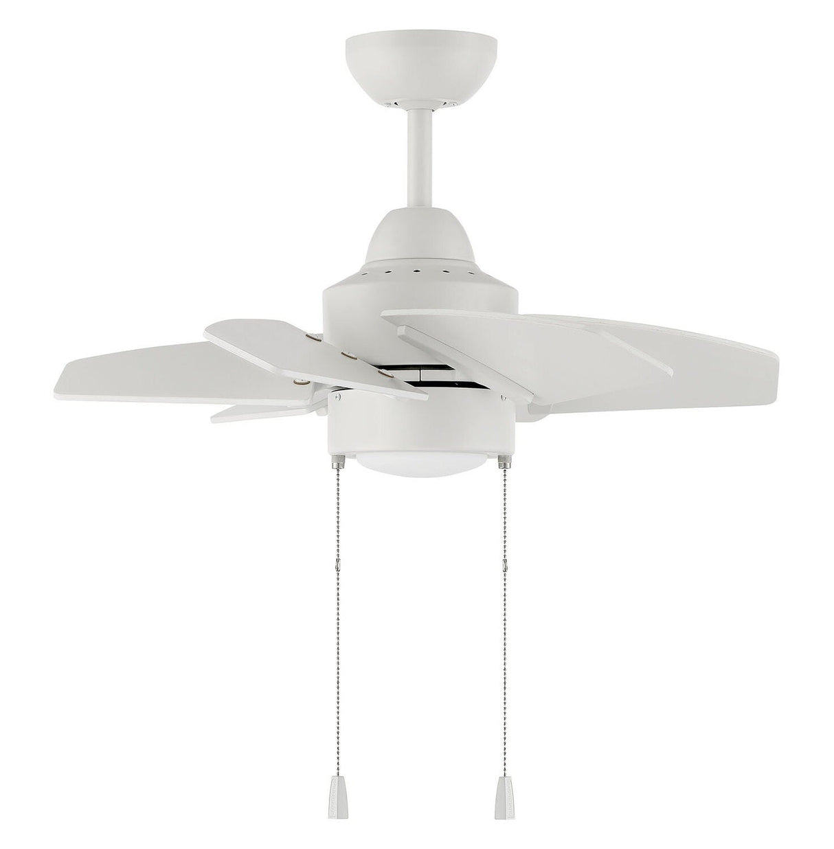 Craftmade PPT24W6 white ceiling fan blades included
