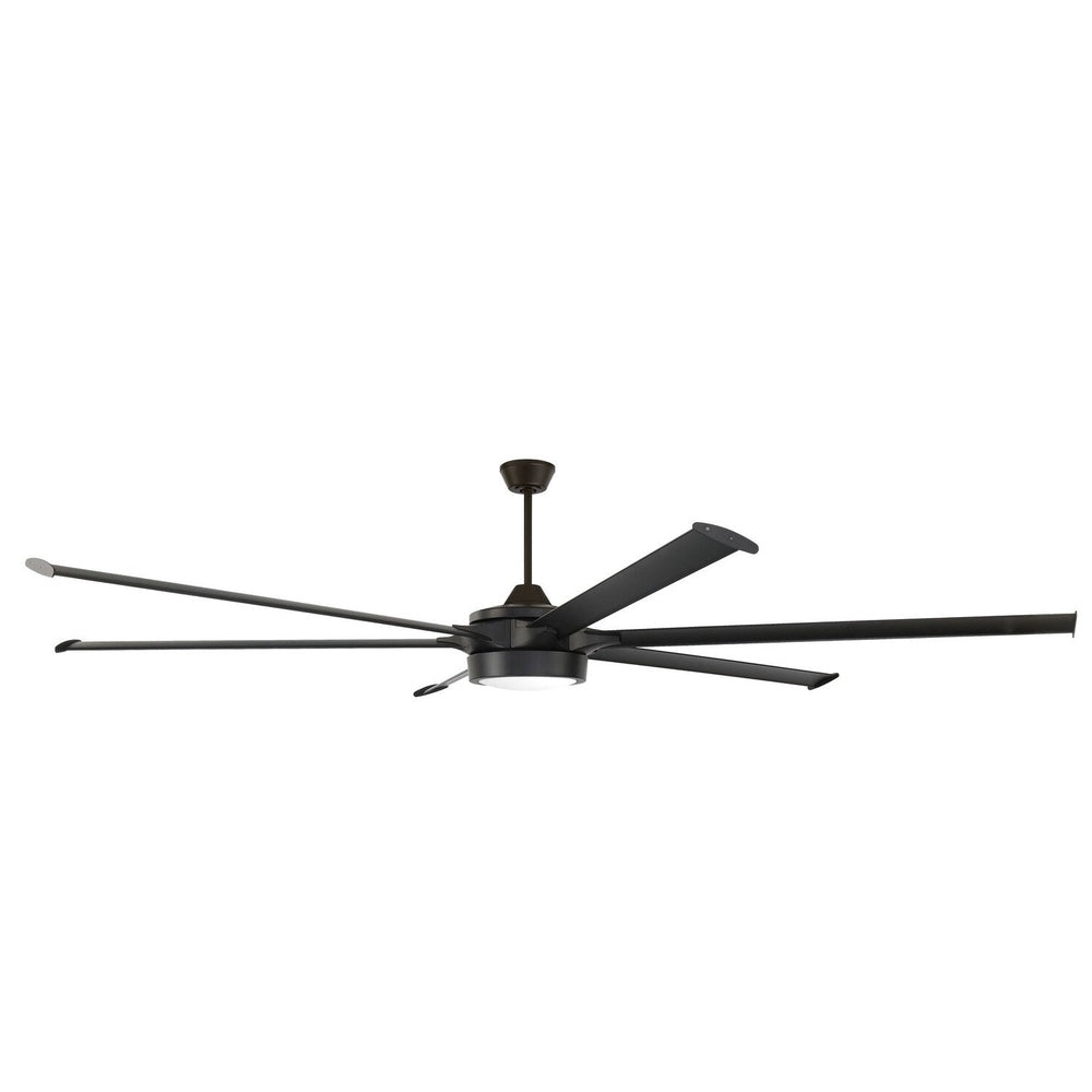 Craftmade PRT102FB6 flat black ceiling fan blades included