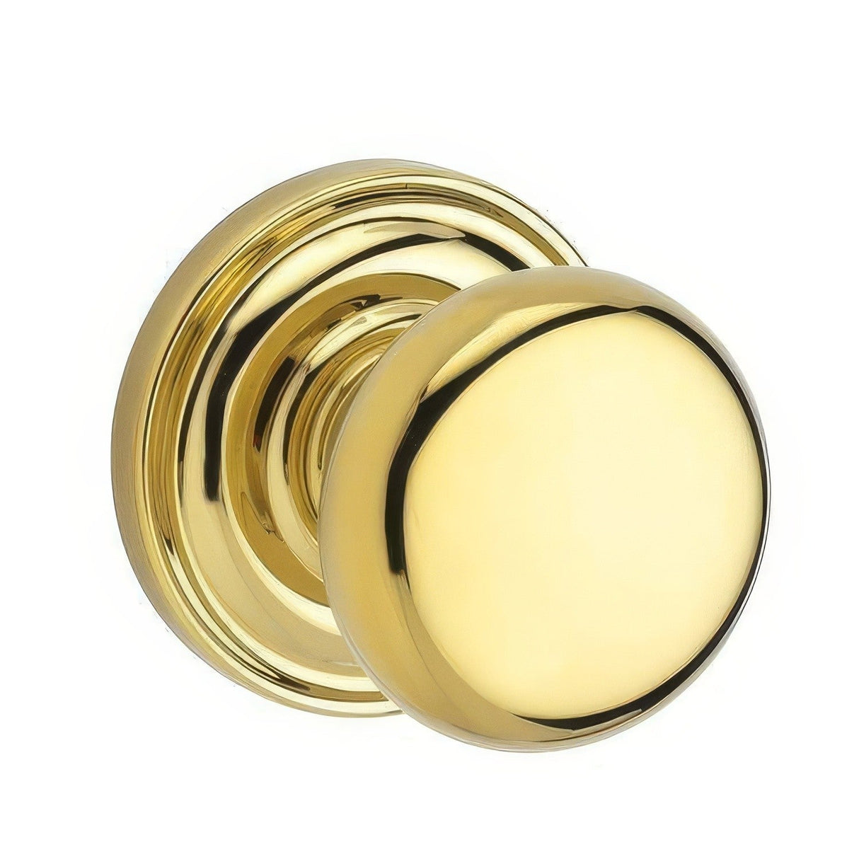 Baldwin PSROUTRR003 polished brass passage door knob