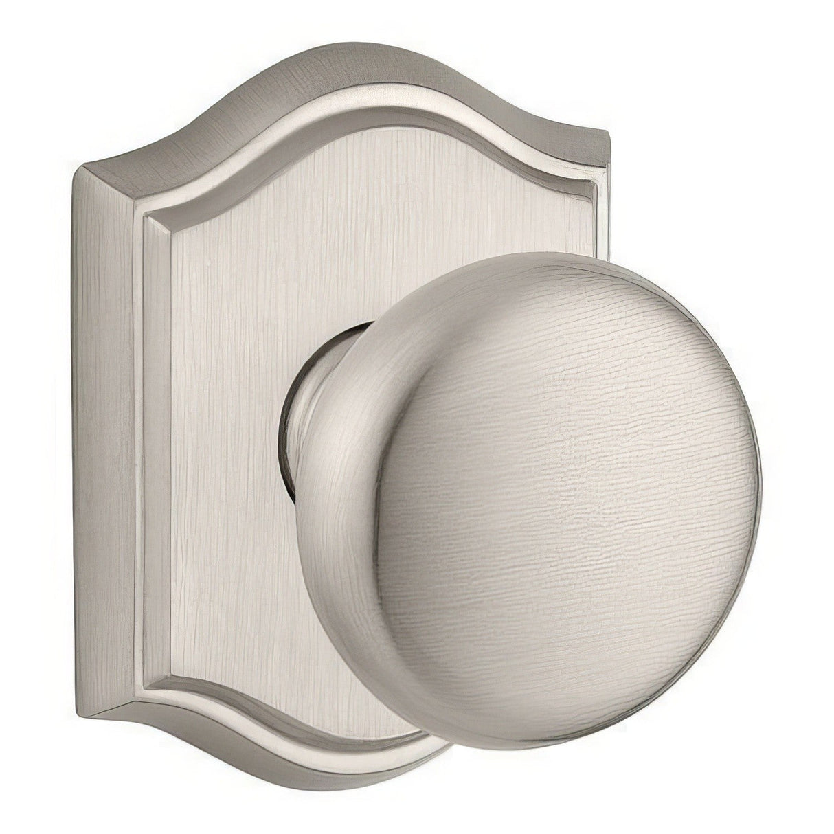 Baldwin PVROUTAR150 satin nickel privacy door knob