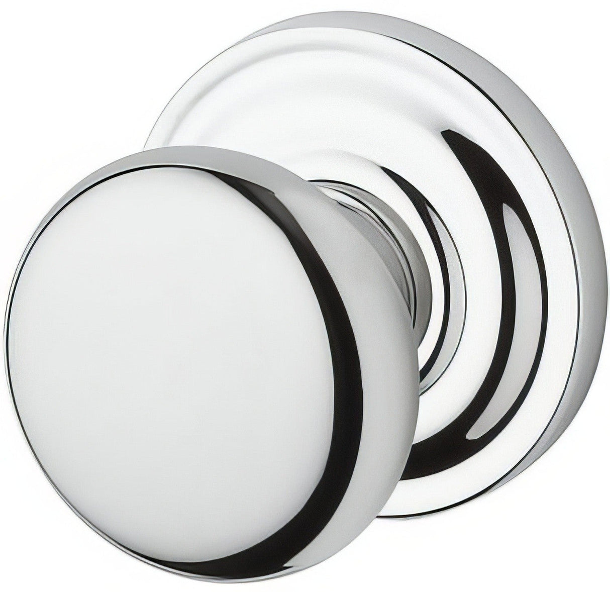 Baldwin PVROUTRR260 polished chrome privacy door knob