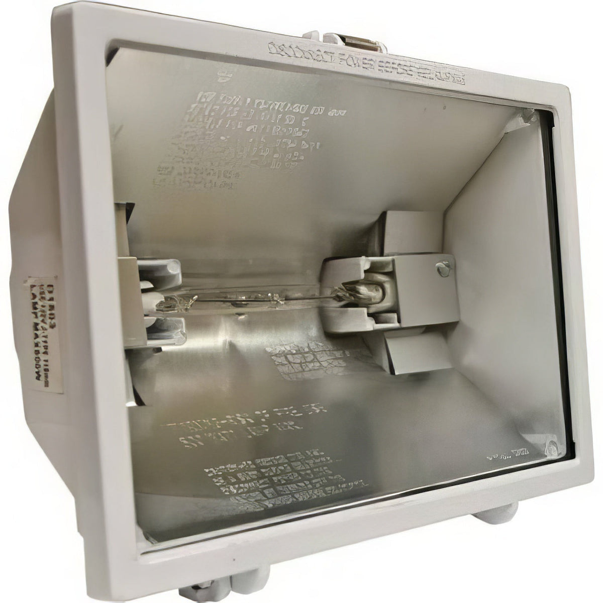 Dabmar Lighting QH500-W Cast Aluminum Area Flood Light White