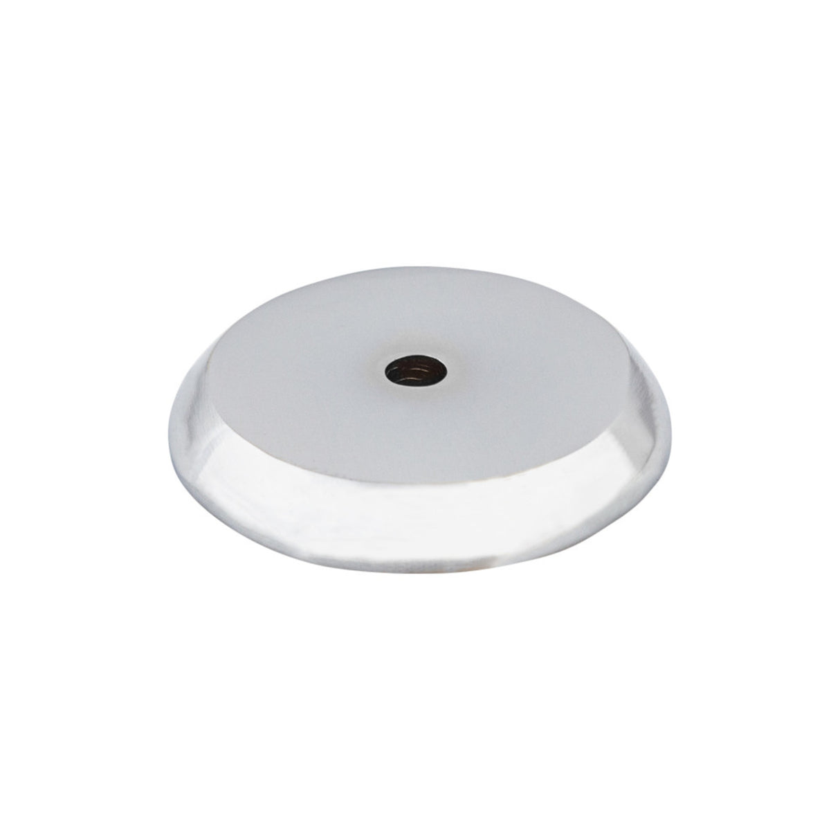Top Knobs M2027 Aspen II Round Knob Backplate Polished Chrome