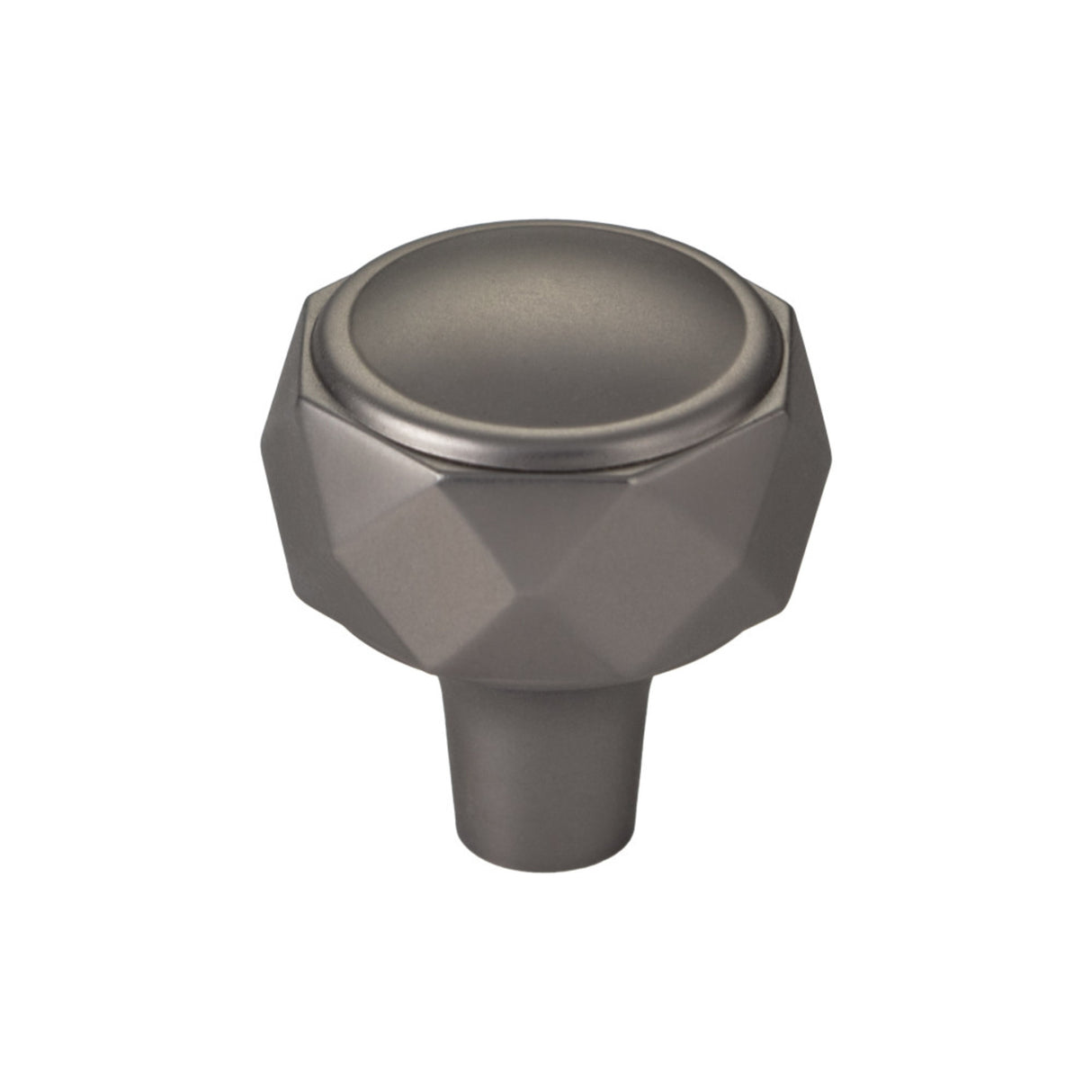 Top Knobs TK3080AG Kingsmill 1 1/4" Diameter Geometric Knob Ash Gray