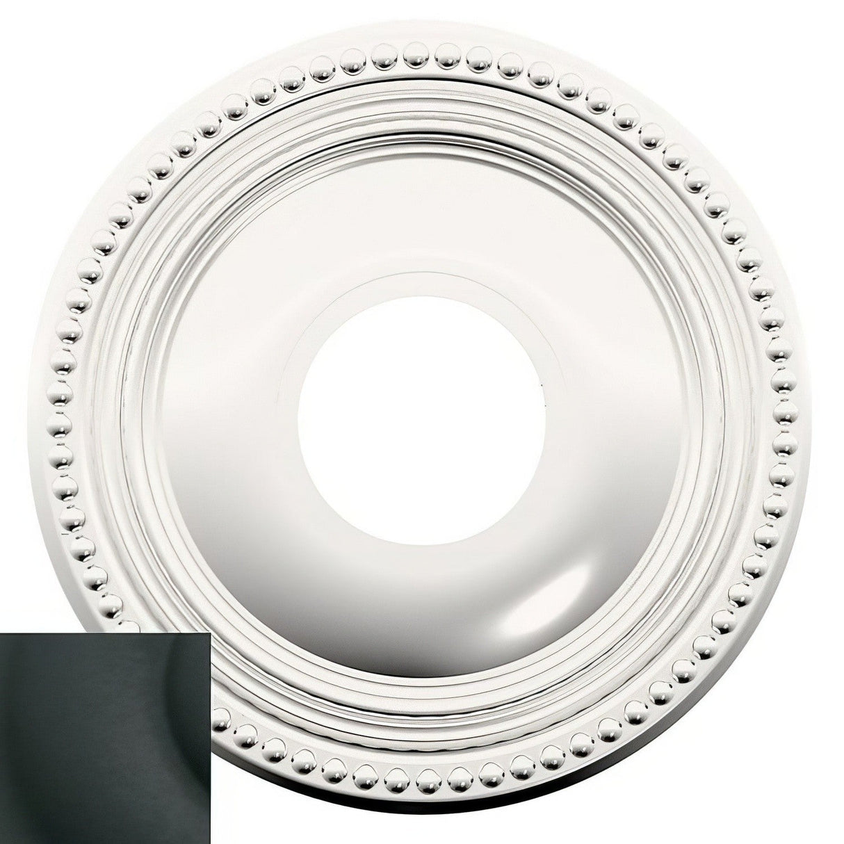 Baldwin R008190IPS satin black rosette