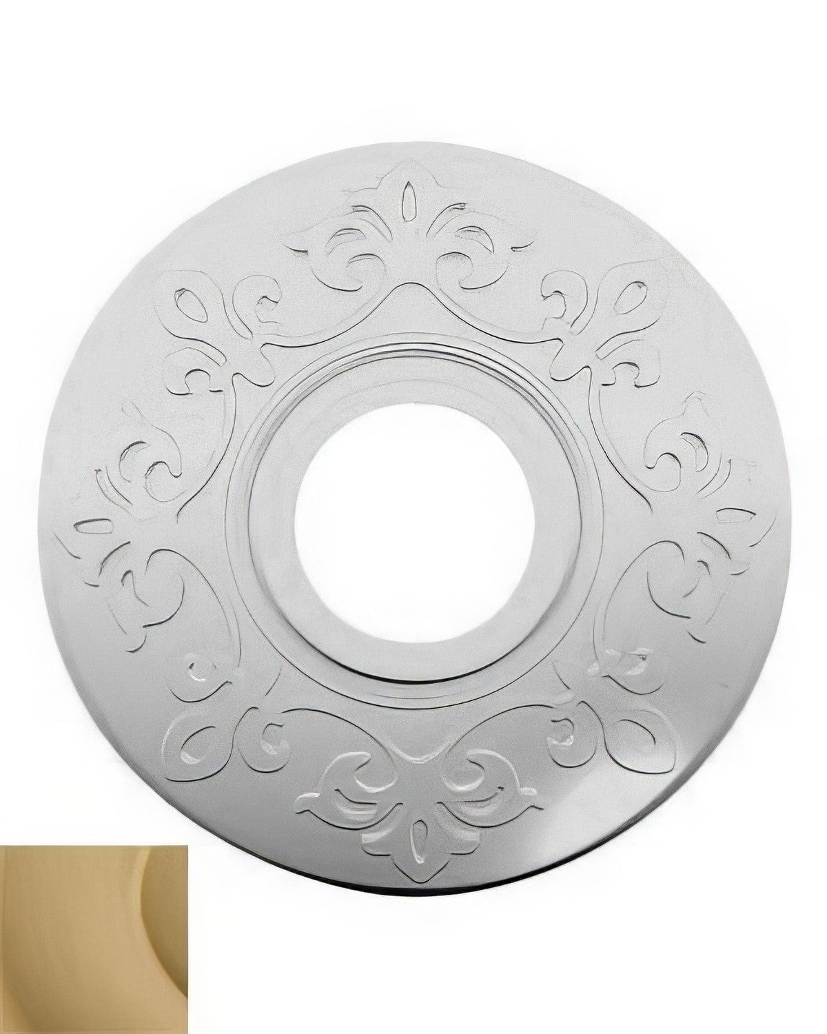 Baldwin R012033PV vintage brass rosette