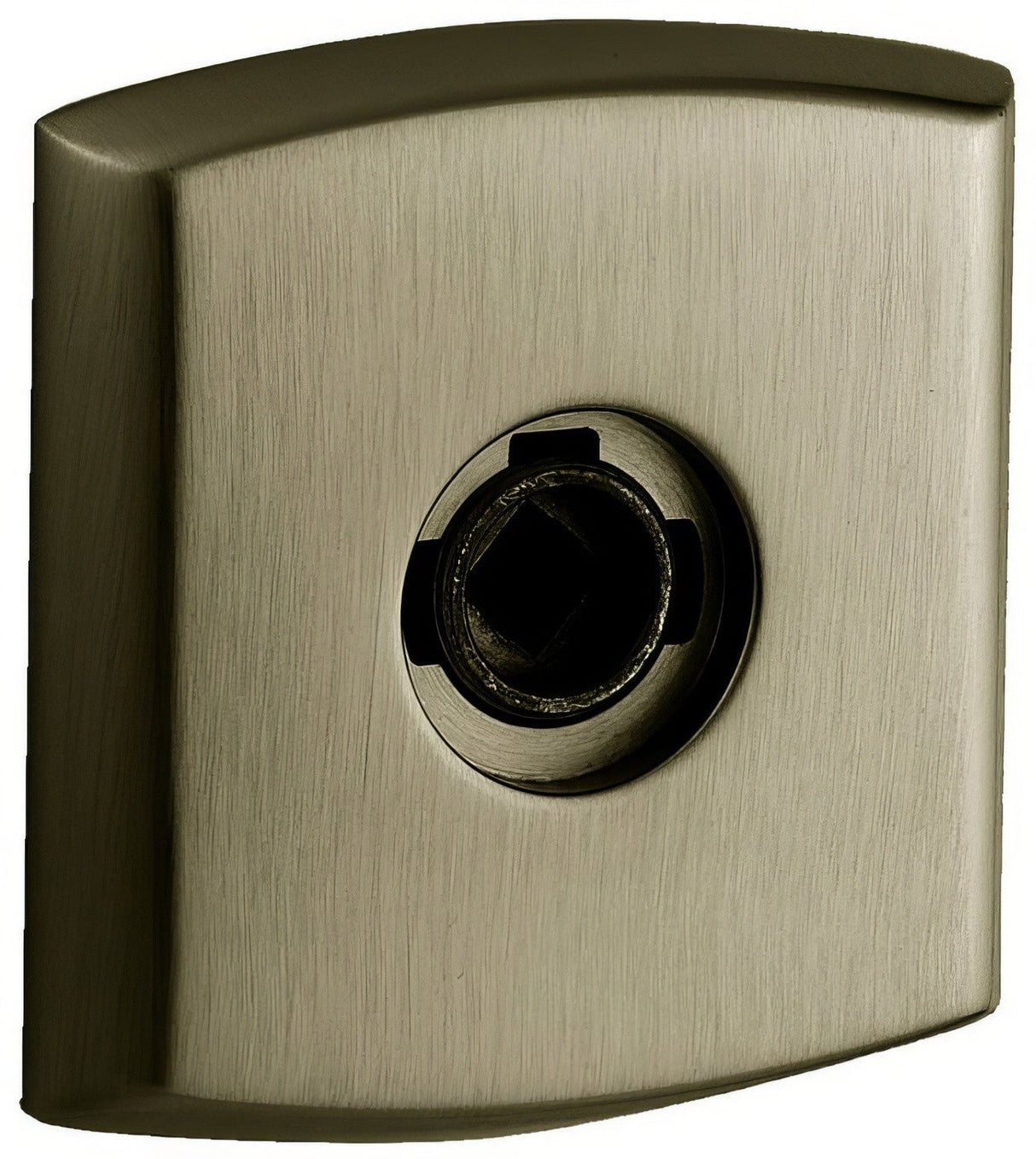 Baldwin R026050IPV satin brass and black rosette
