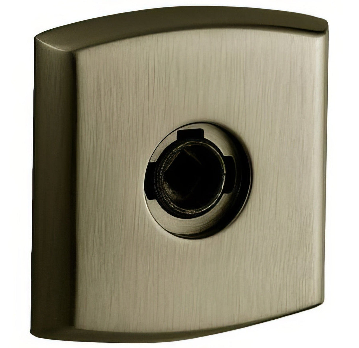Baldwin R026050PV satin brass & black rosette