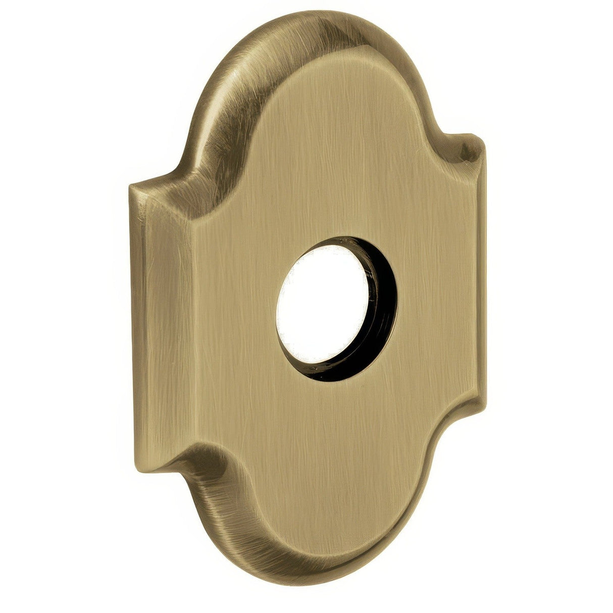 Baldwin R030033IPS Estate rosette in satin stainless, additional view