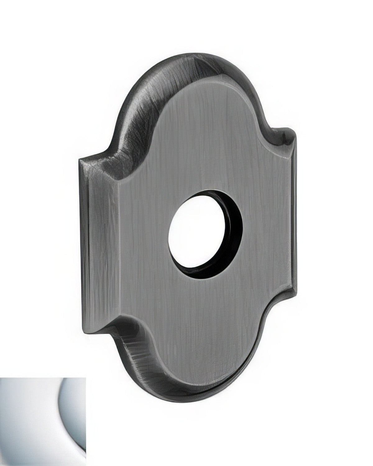 Baldwin R030260IPS Estate rosette in black, additional view