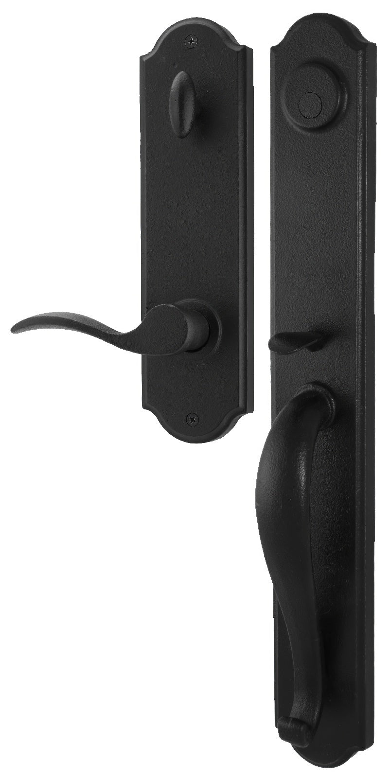 Weslock R7685-2H20020 black dummy handleset