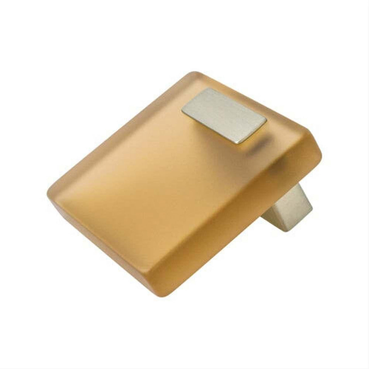 R. Christensen 1172-7000-P Spectrum Quad 2" Cabinet Pull Brushed Nickel/Light Brown