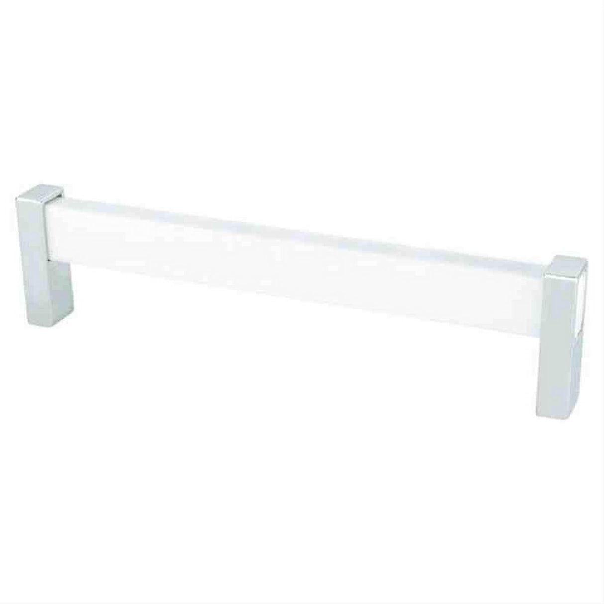 R. Christensen 1192-7000-P Spectrum Prism 6-5/8" Cabinet Pull Polished Chrome/White