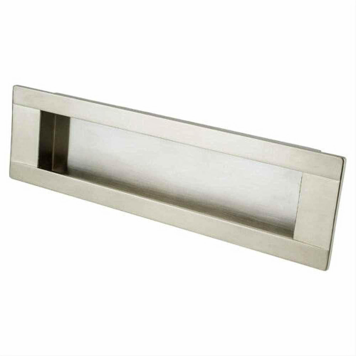 R. Christensen 9281-1BPN-C Seize 6-5/16" Centers Flush Cabinet Pull Brushed Nickel