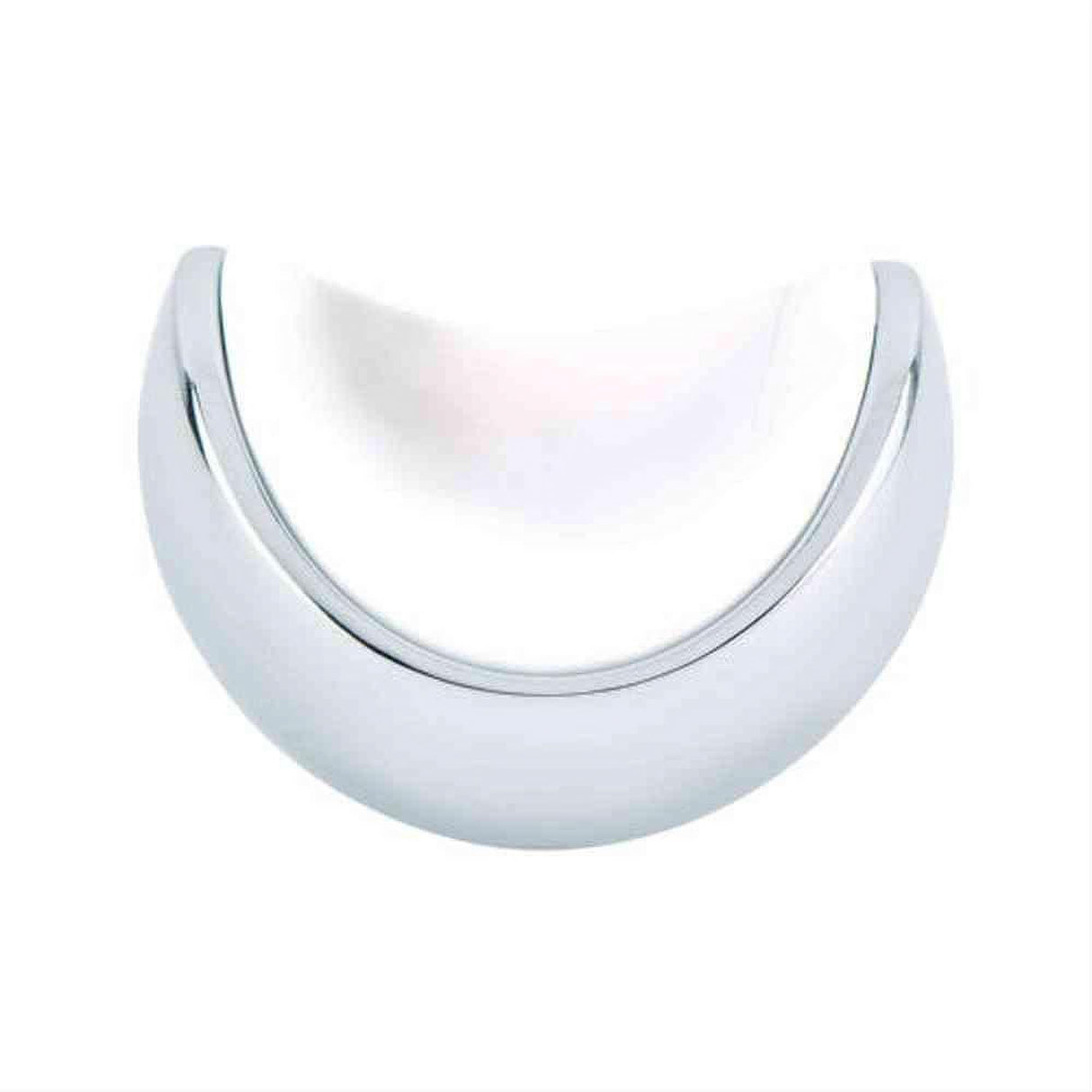 R. Christensen 9770-1000-P Spectrum Zest 1-9/16" Knob Cabinet Pull Polished Chrome/White