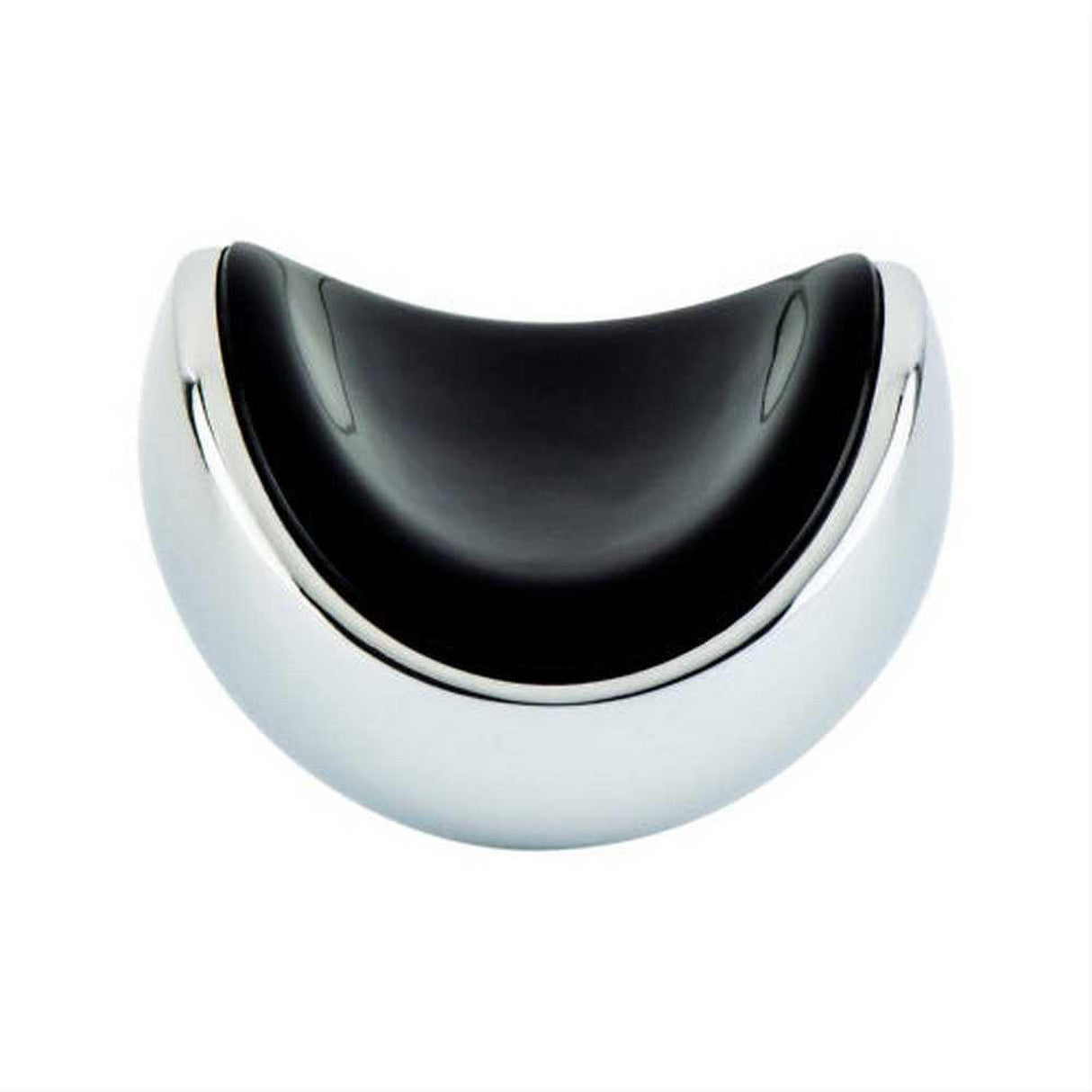 R. Christensen 9771-1000-P Spectrum Zest 1-9/16" Knob Cabinet Pull Polished Chrome/Black