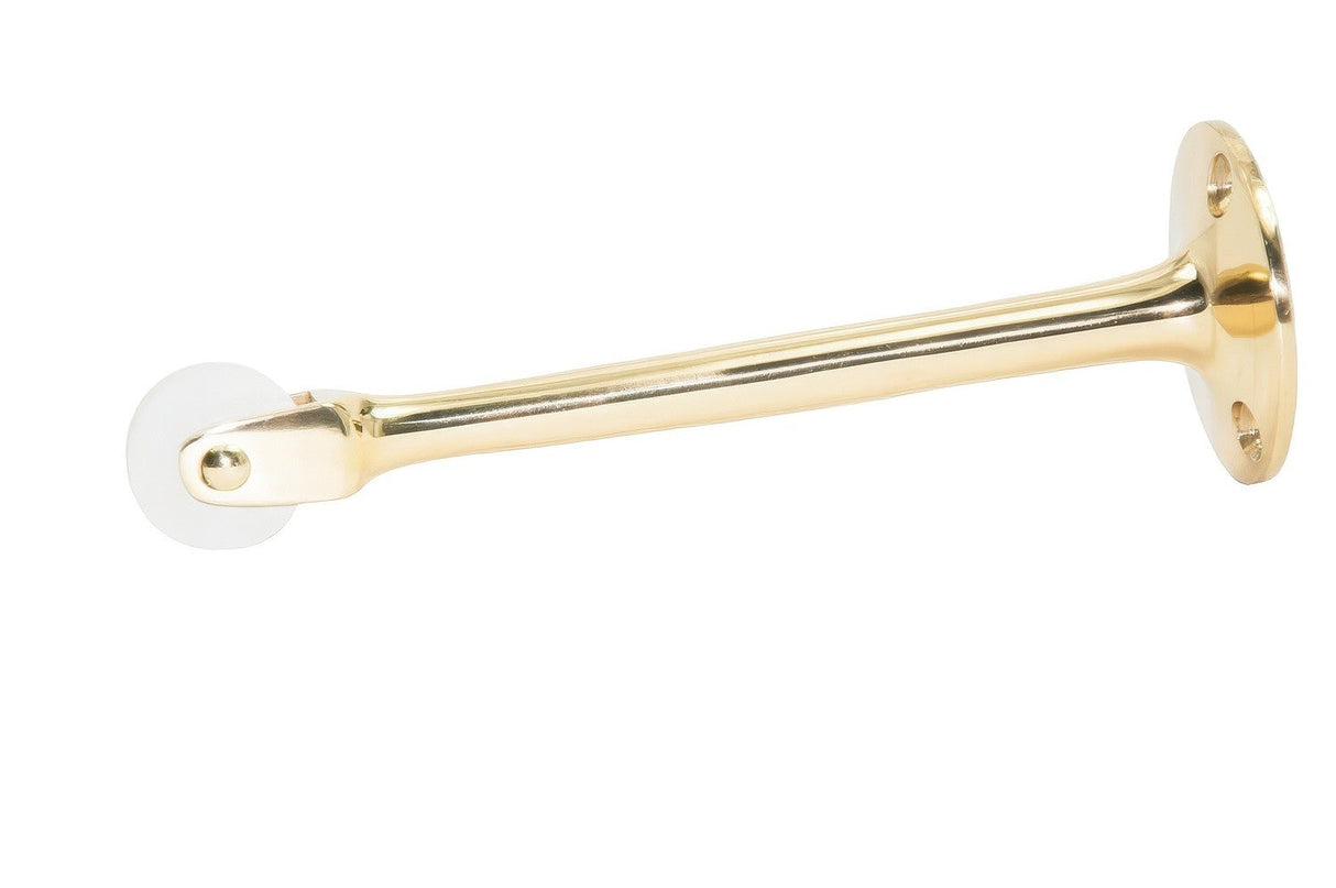Ives RB4723 polished brass roller bumper