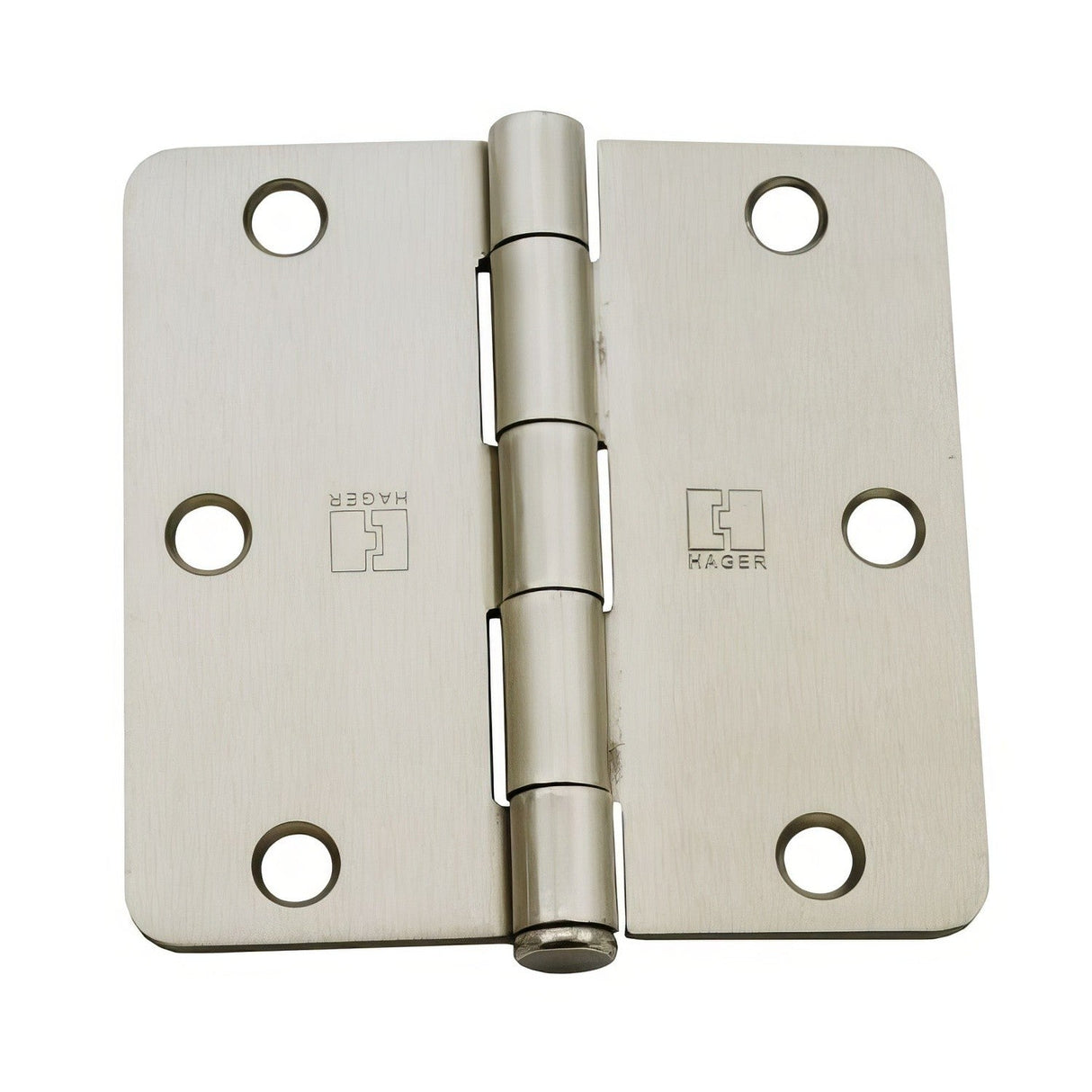Hager RC174831215EA14 satin nickel plain bearing hinge