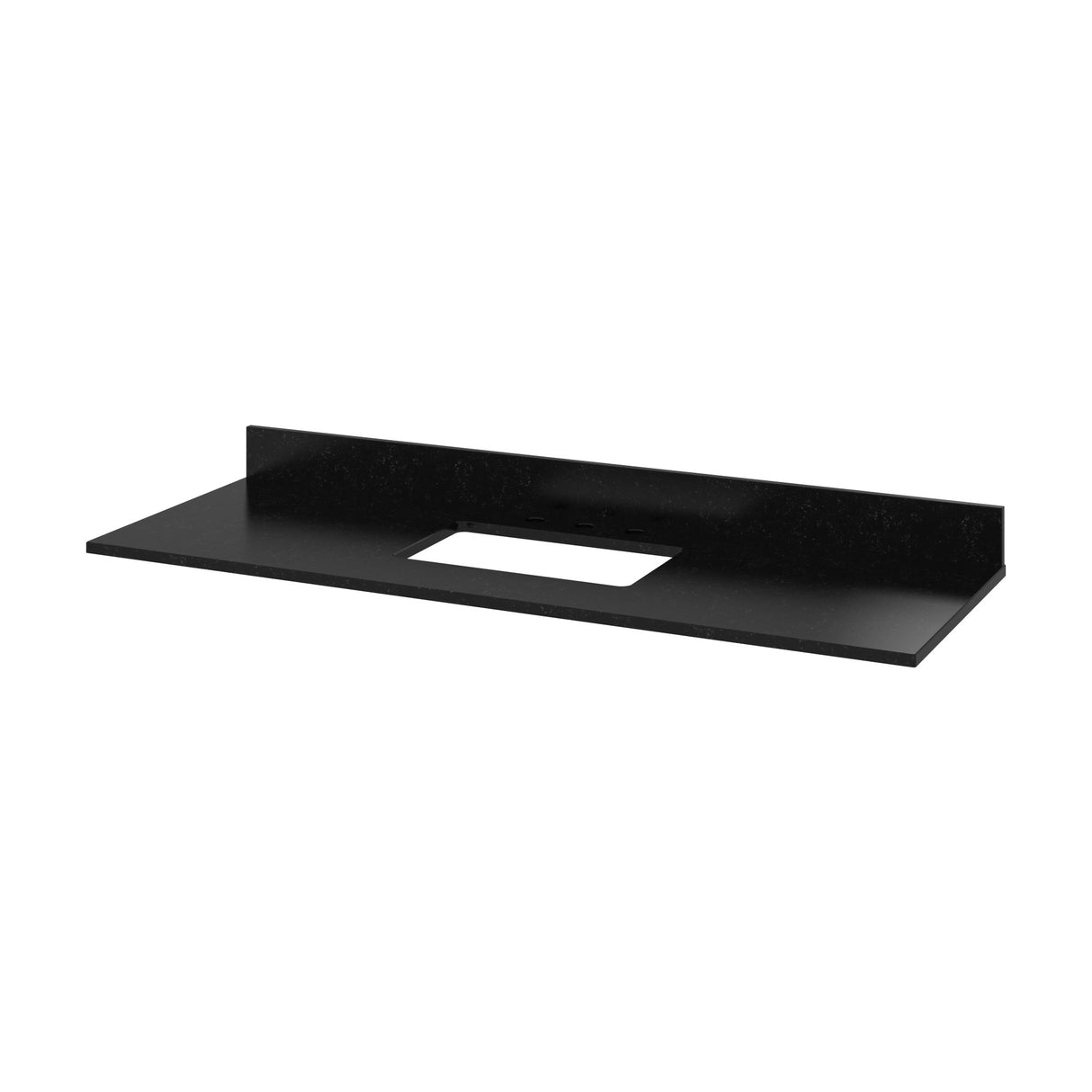 Jeffrey Alexander Chatham 60" Chocolate Double Sink Bathroom Vanity with Black Granite Top - 8 in. Widespread Faucet Top - VKITCHA60SCHBGR product image 5