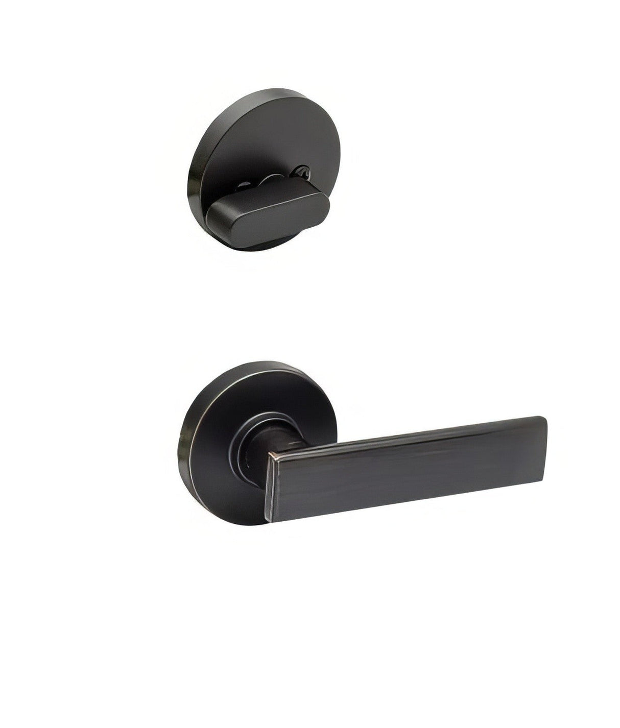 Copper Creek RL2890TB-RND tuscan bronze dummy handleset trim pack