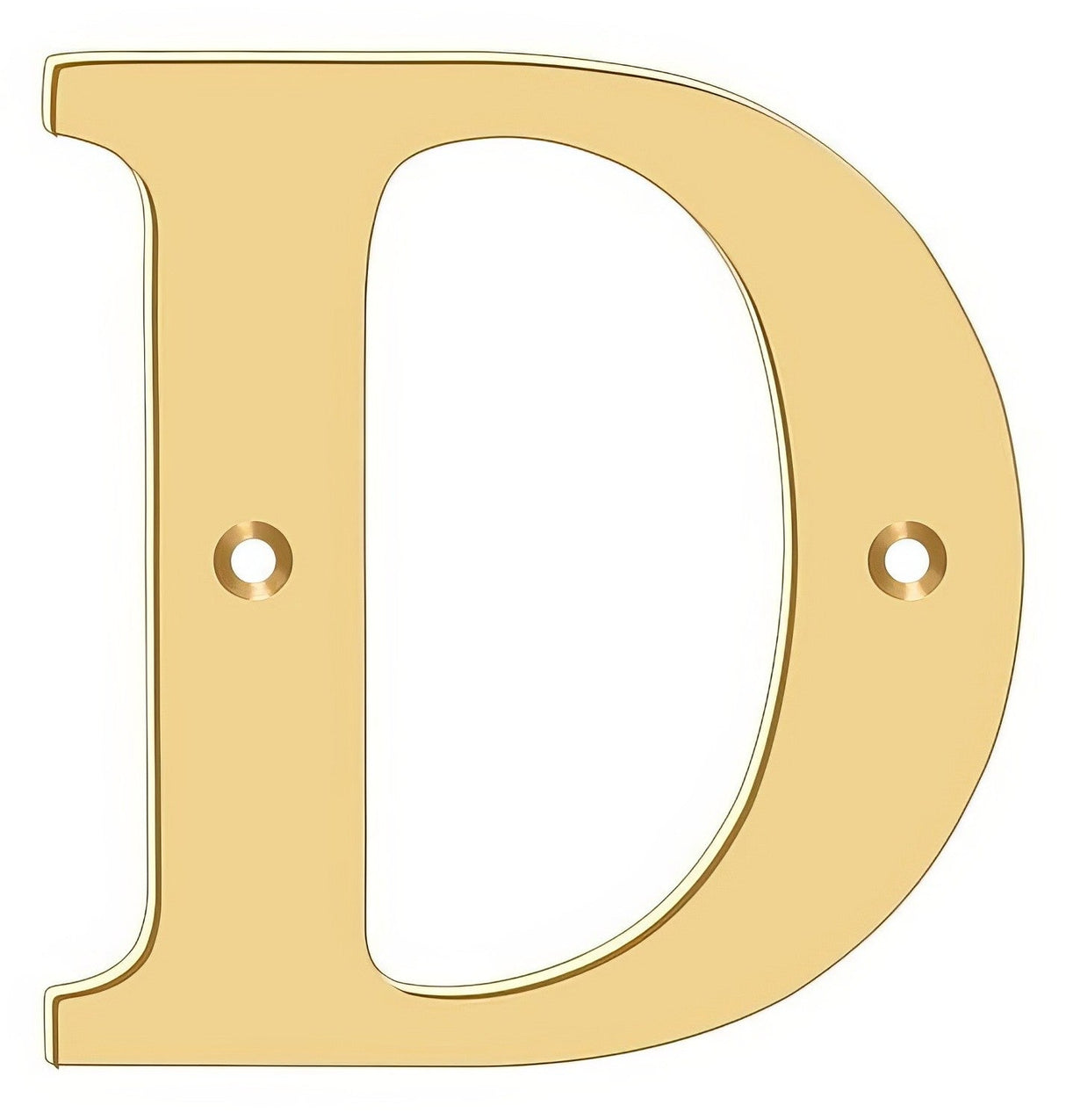 Deltana RL4D-CR003 lifetime polished brass address number