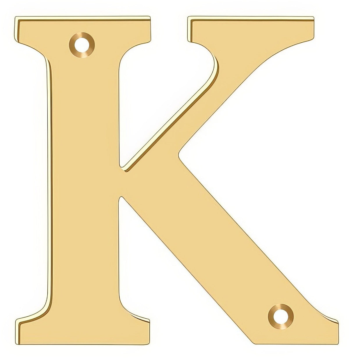 Deltana RL4K-CR003 lifetime polished brass address number