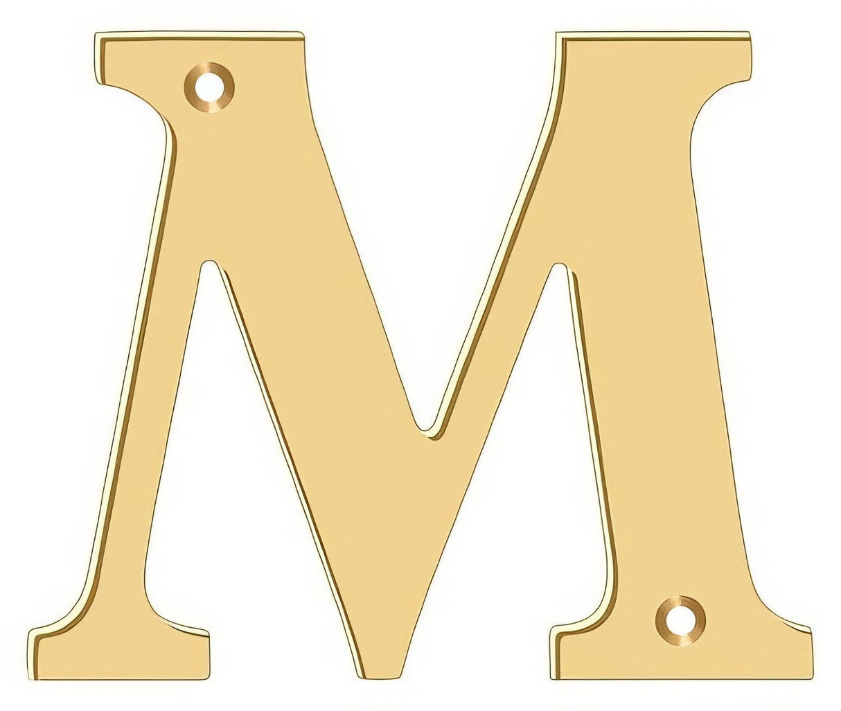 Deltana RL4M-CR003 lifetime polished brass address number