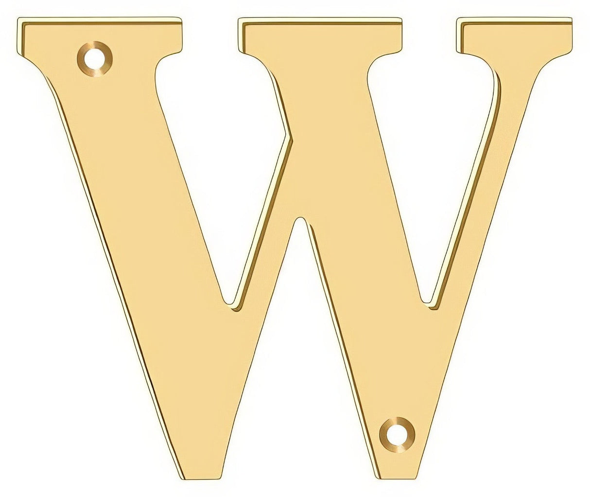 Deltana RL4W-CR003 lifetime polished brass address number