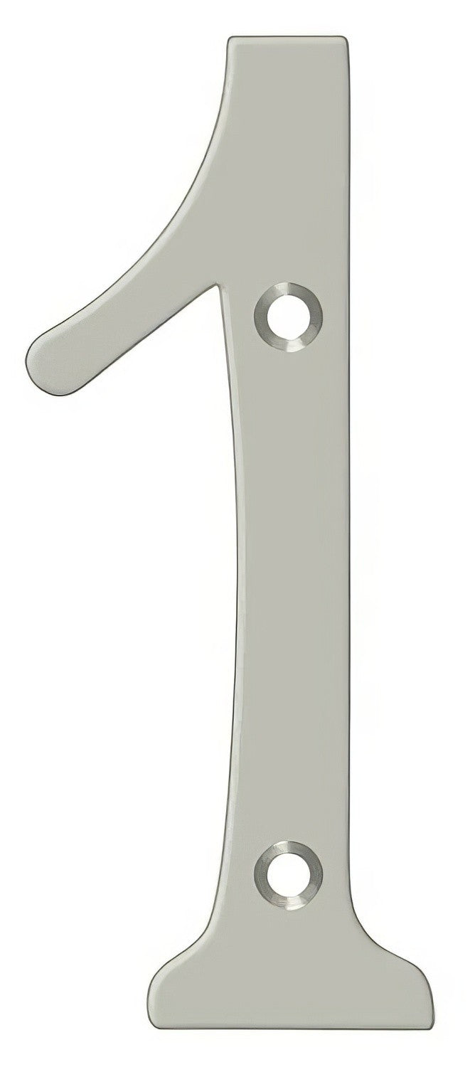 Deltana RN4-1U15 satin nickel address number