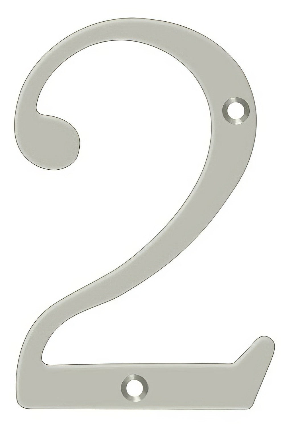 Deltana RN4-2U15 satin nickel address number