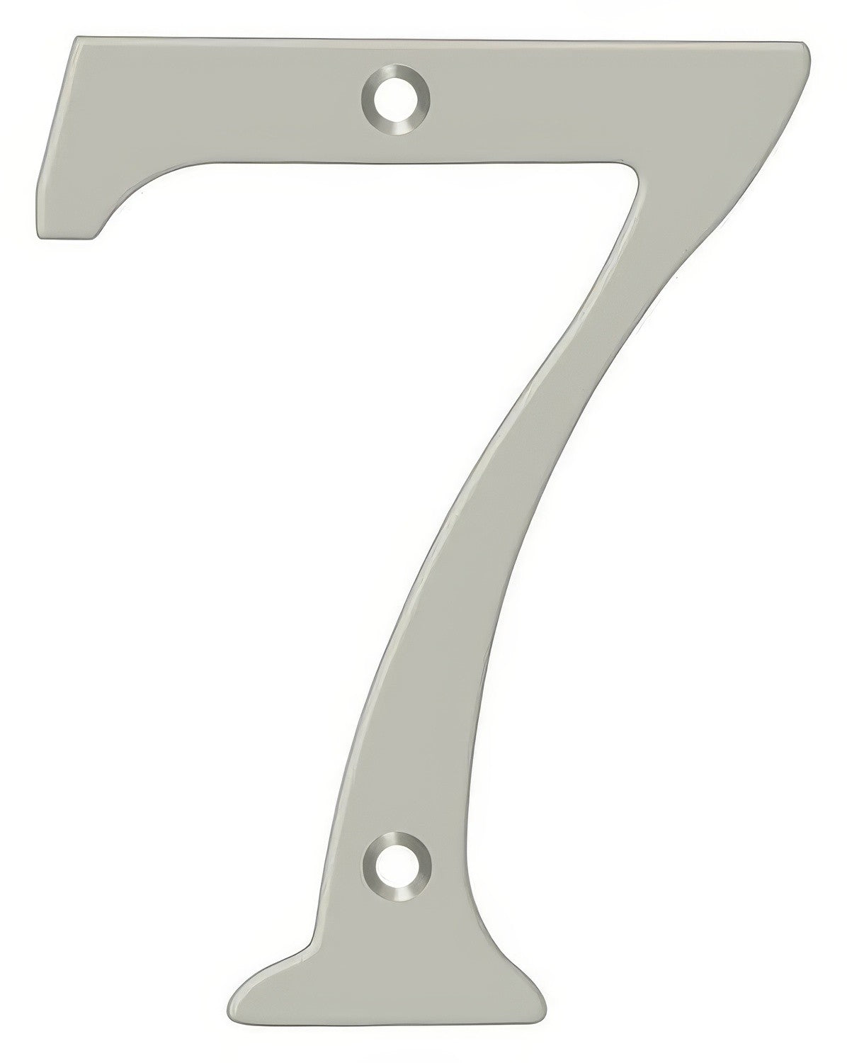 Deltana RN4-7U15 satin nickel address number