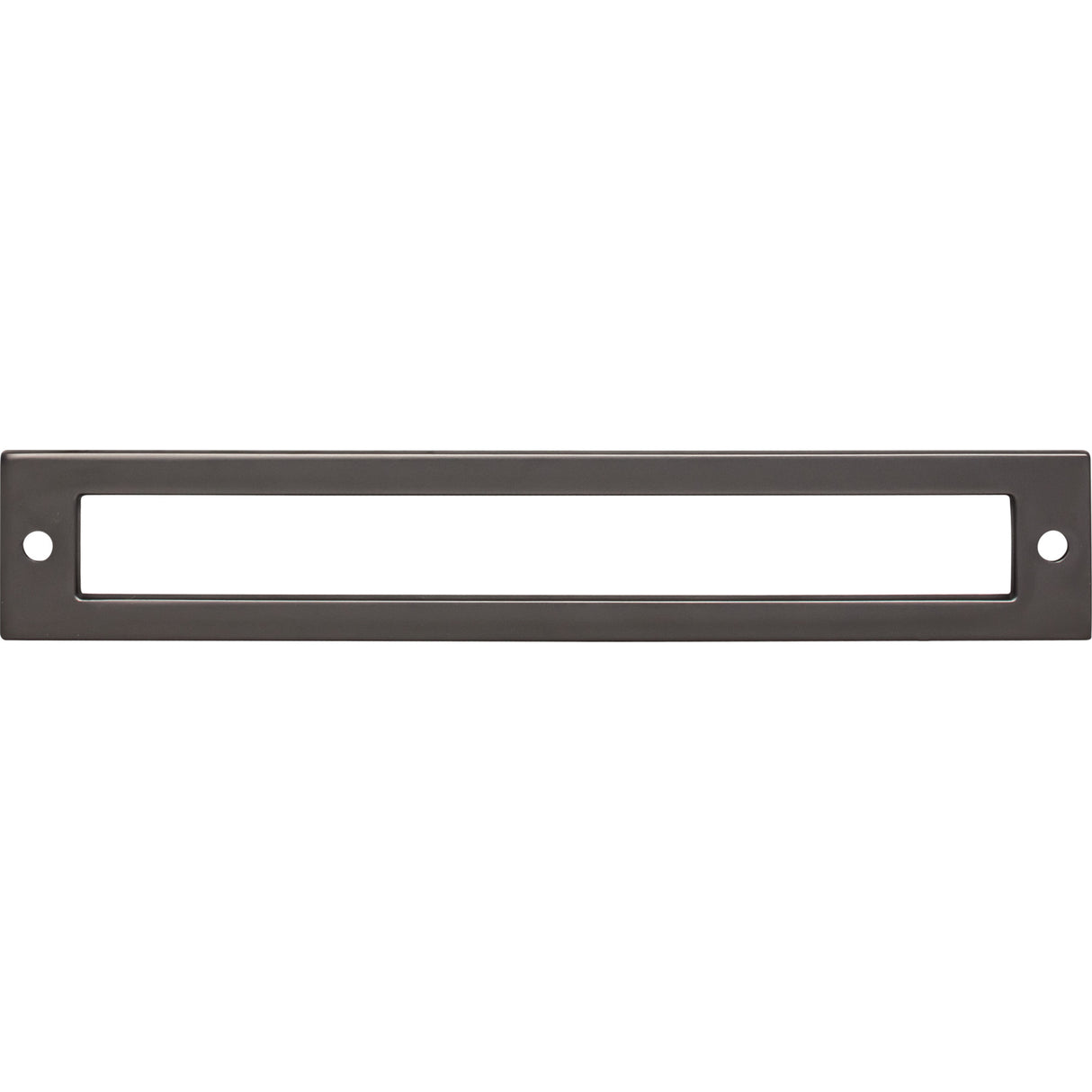 Top Knobs TK926AG Hollin 6 5/16" Center to Center Pull Backplate Ash Gray