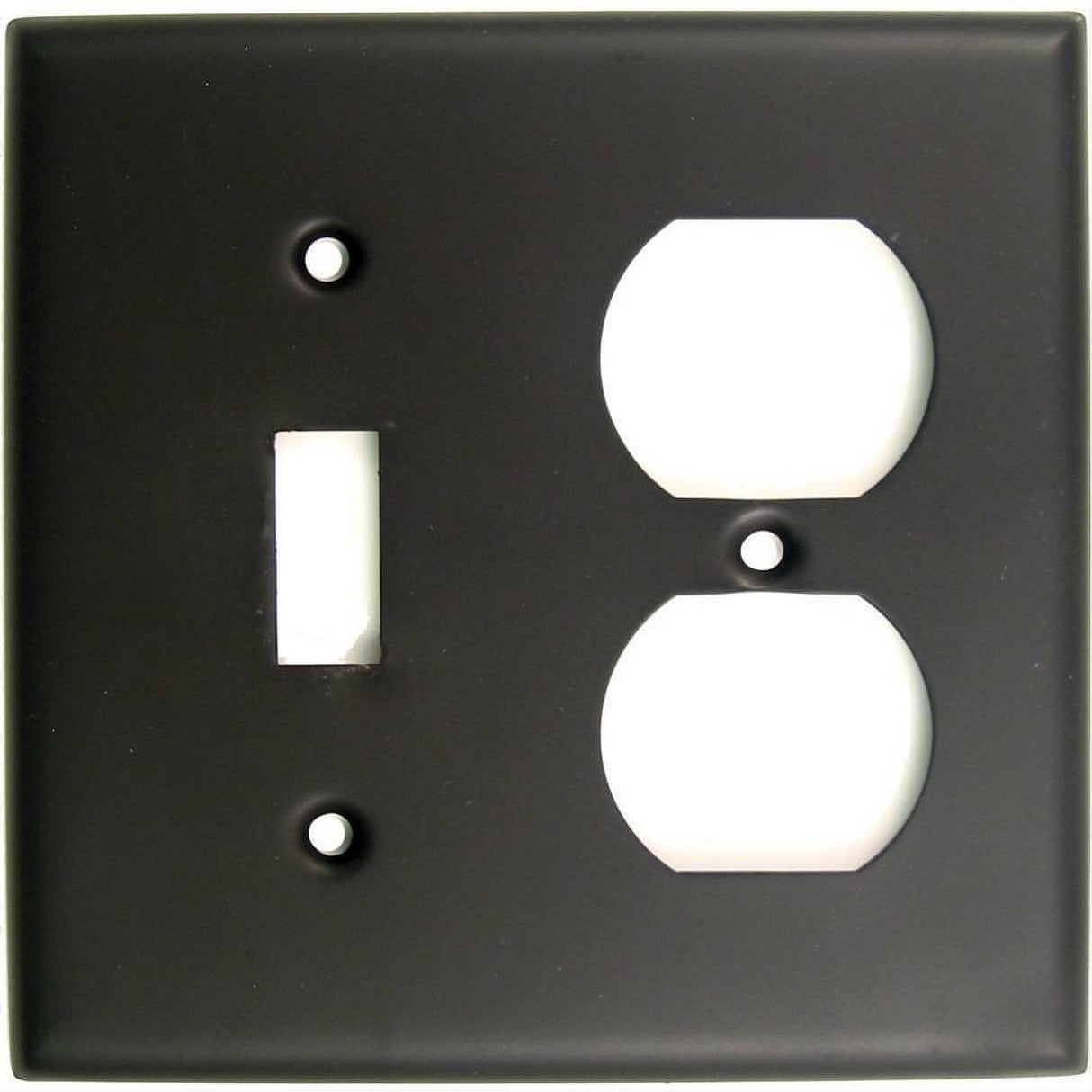 Rusticware 791ORB 791 Double Toggle and Receptacle Switch Plate Oil Rubbed Bronze