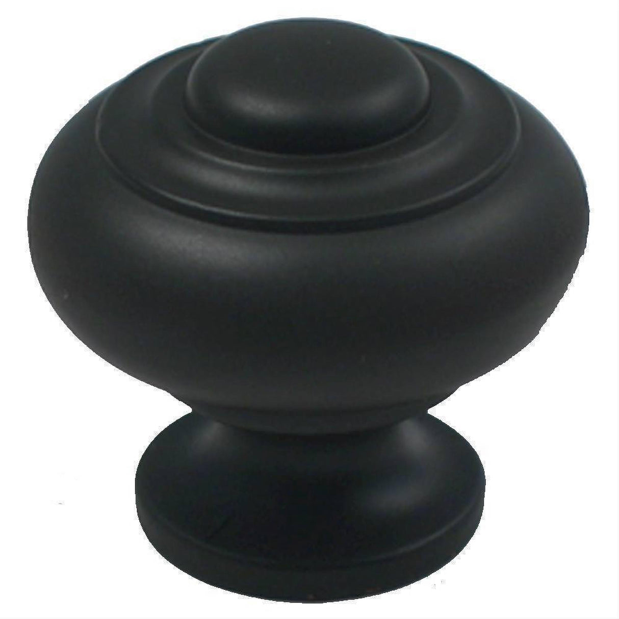 Rusticware 910BLK 910 1-1/8" Mushroom Cabinet Knob Black