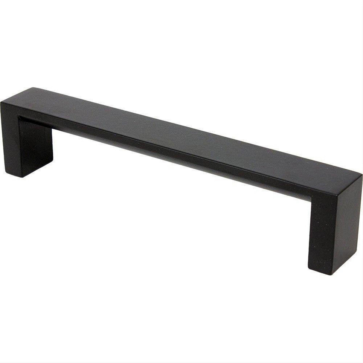 Rusticware 958BLK 958 Modern Square Pull with 5 Inch Center to Center Black