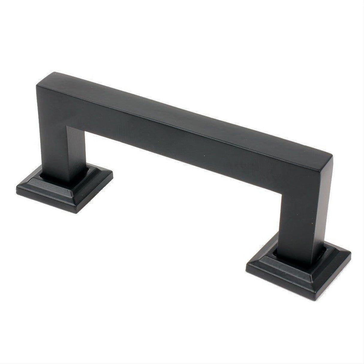 Rusticware 993BLK 993 Modern Square Drawer Pull with 3" Center Black