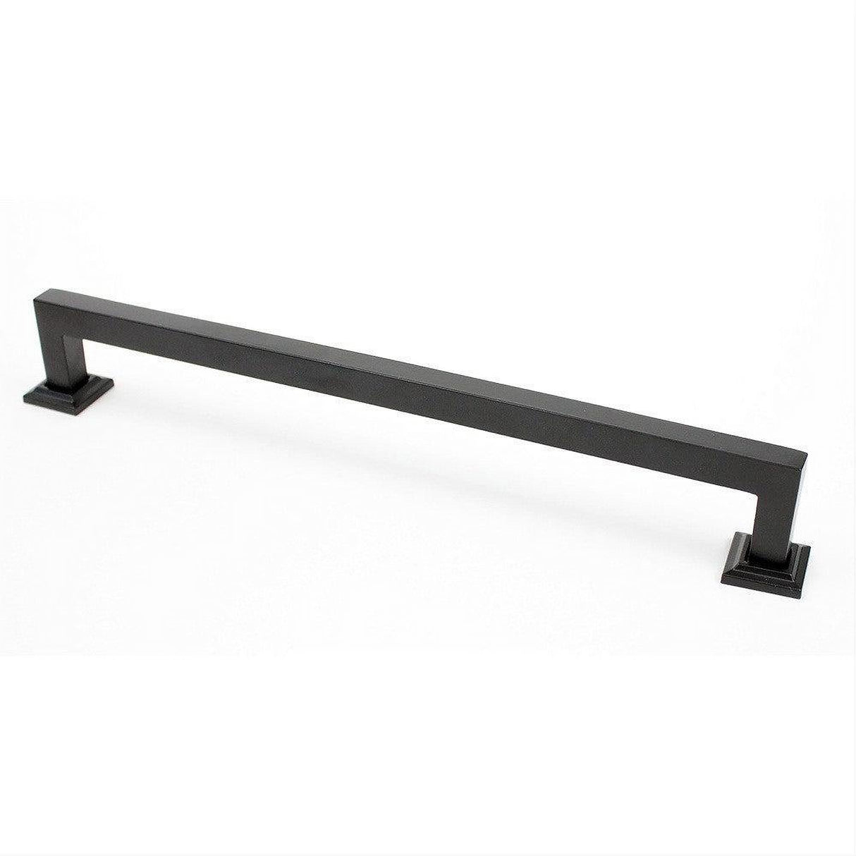 Rusticware 997BLK 997 Modern Square Drawer Pull with 9" Center Black
