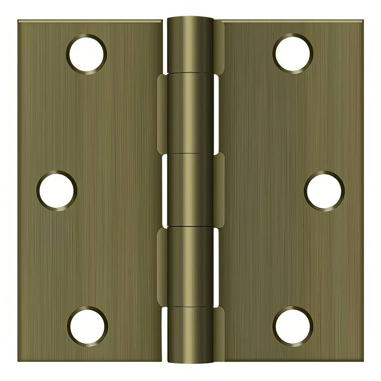 Deltana S33U5-R door hinge in polished brass, additional view