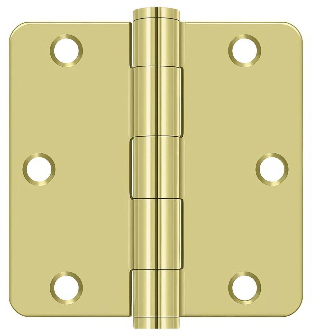 Deltana S35R4HD3 bright brass door hinge