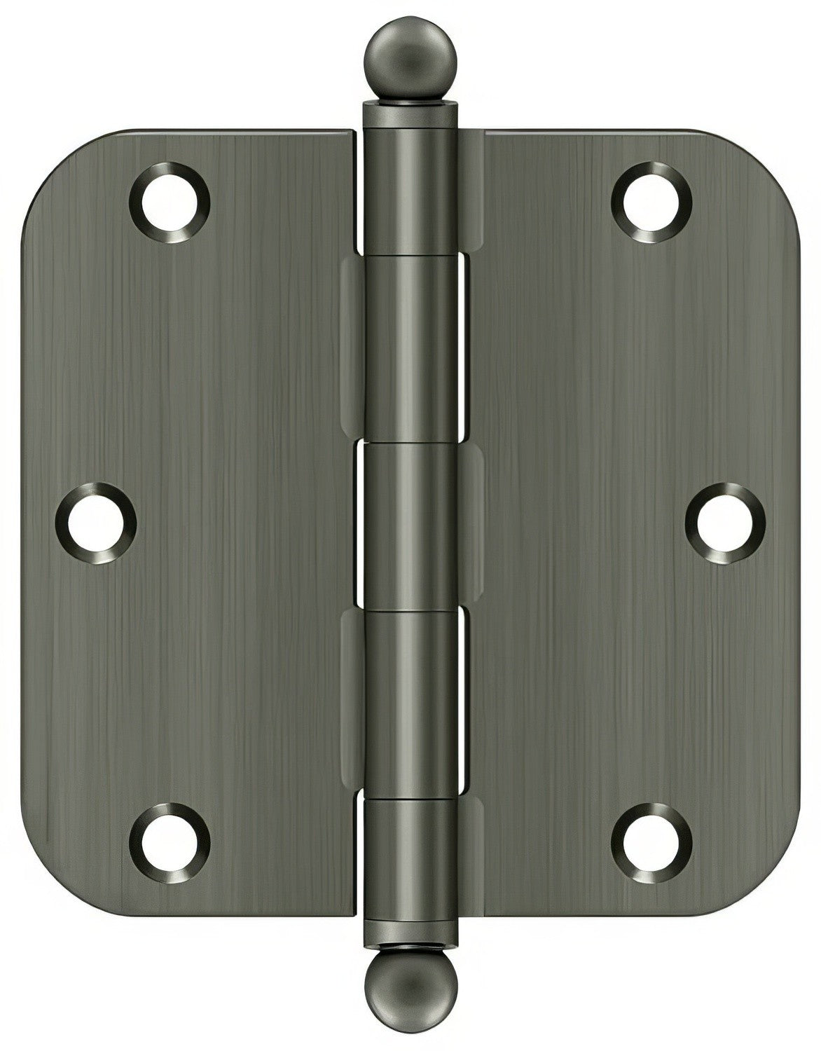 Deltana S35R515A-BT door hinge in satin stainless, additional view