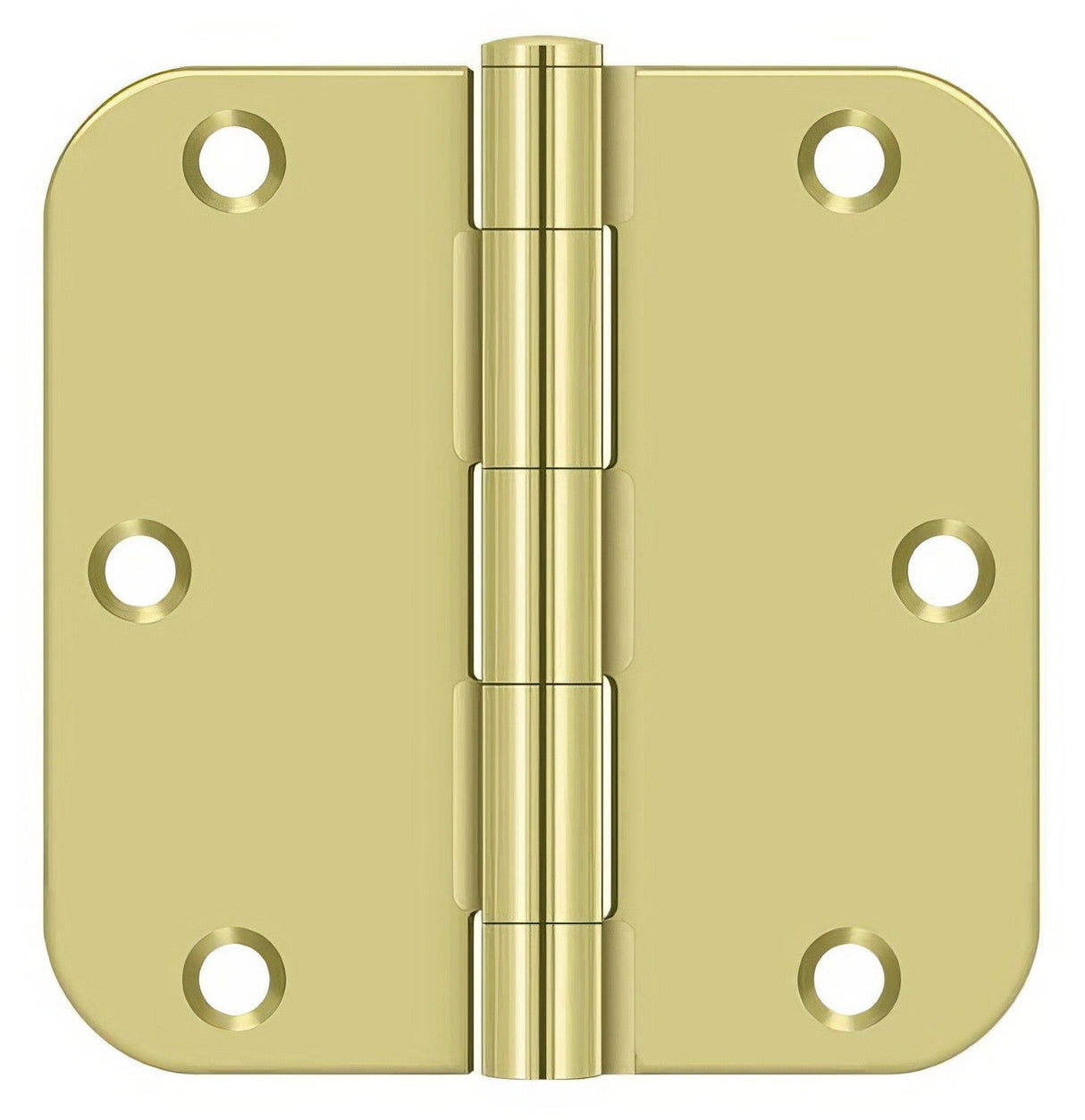 Deltana S35R53 polished brass door hinge