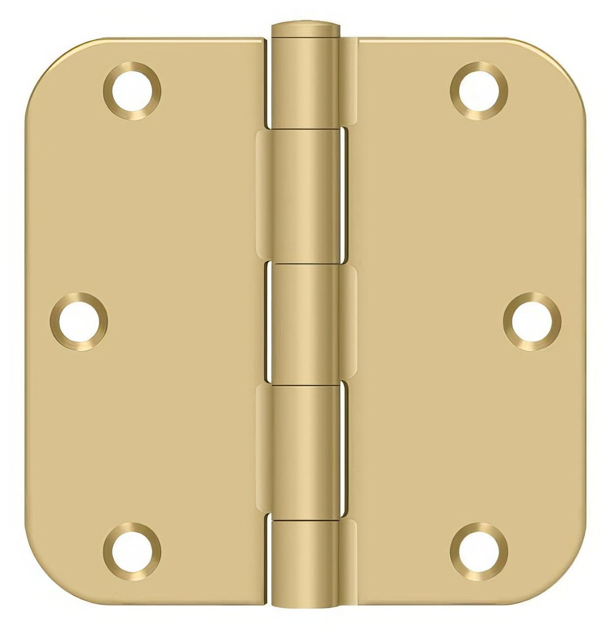 Deltana S35R54 brushed brass door hinge