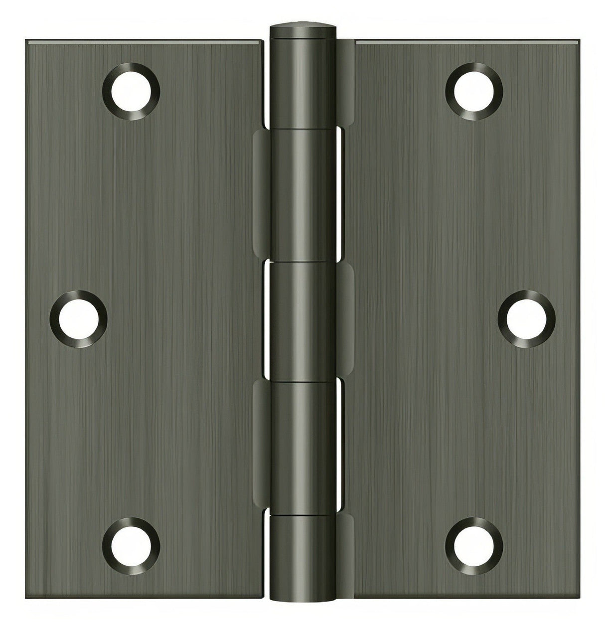 Deltana S35U15A-R antique nickel door hinge