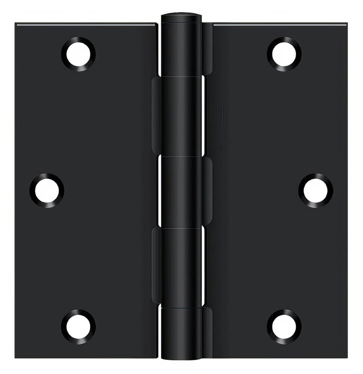 Deltana S35U1B-R flat black door hinge